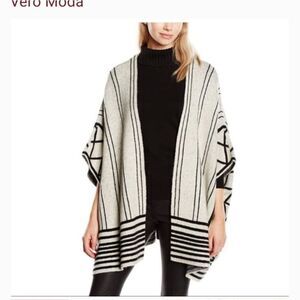Vero Moda art-deco knit sweater coat